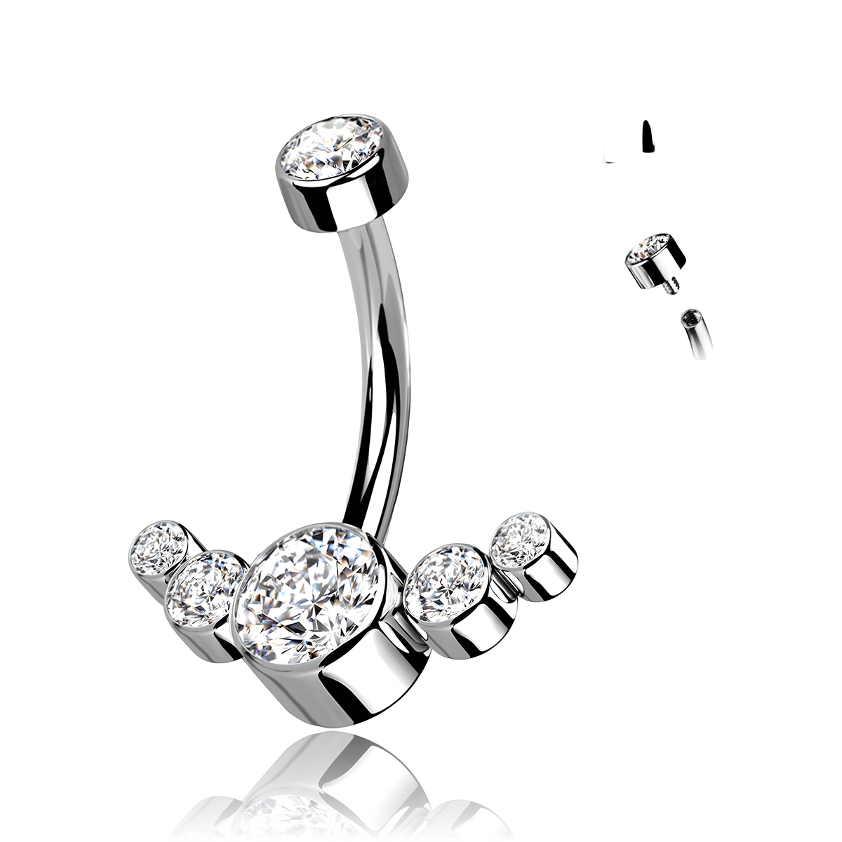 Piercing per Ombelico in Titanio