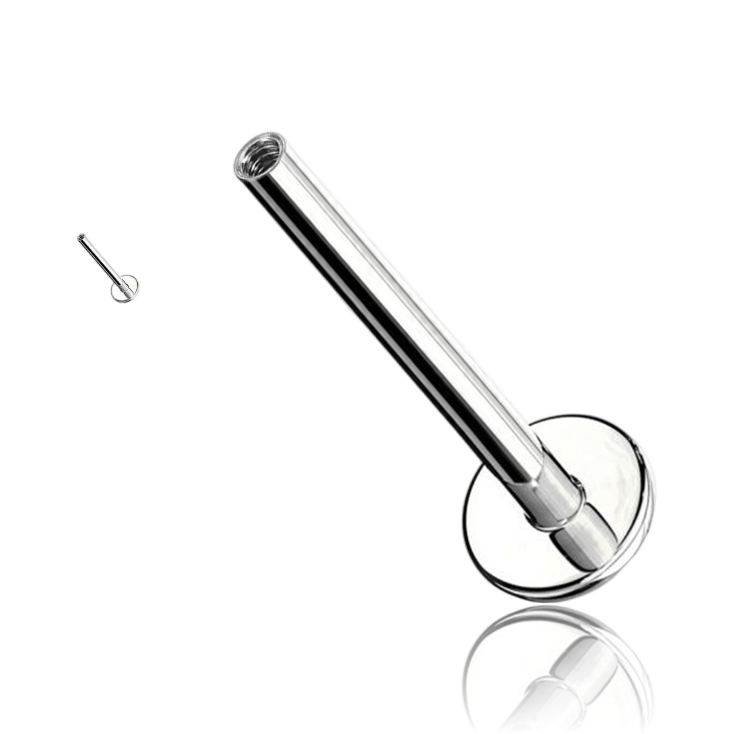 Labret Barra con Filettatura Interna