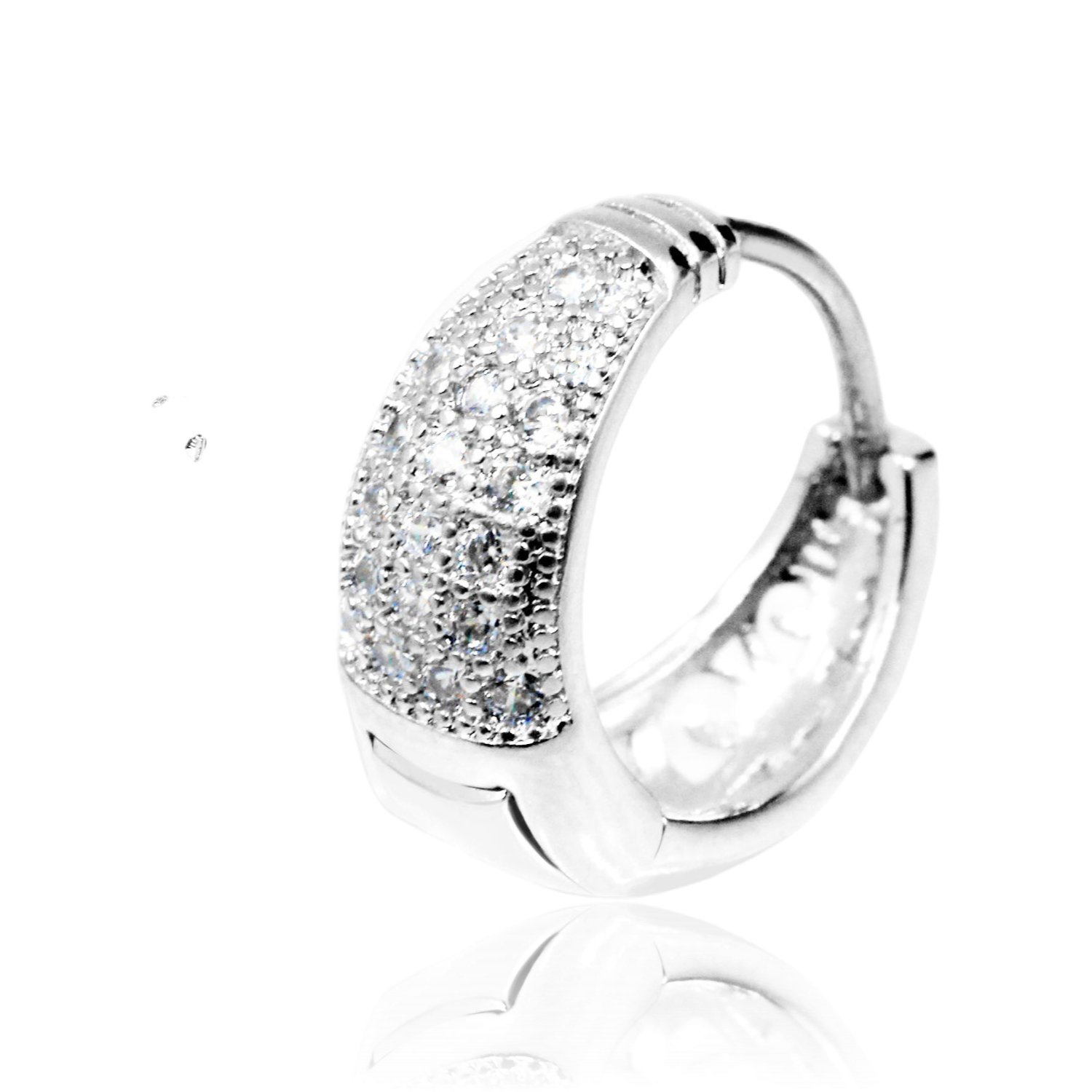 Piercing Orecchio Pianta Rampicante con Cristalli