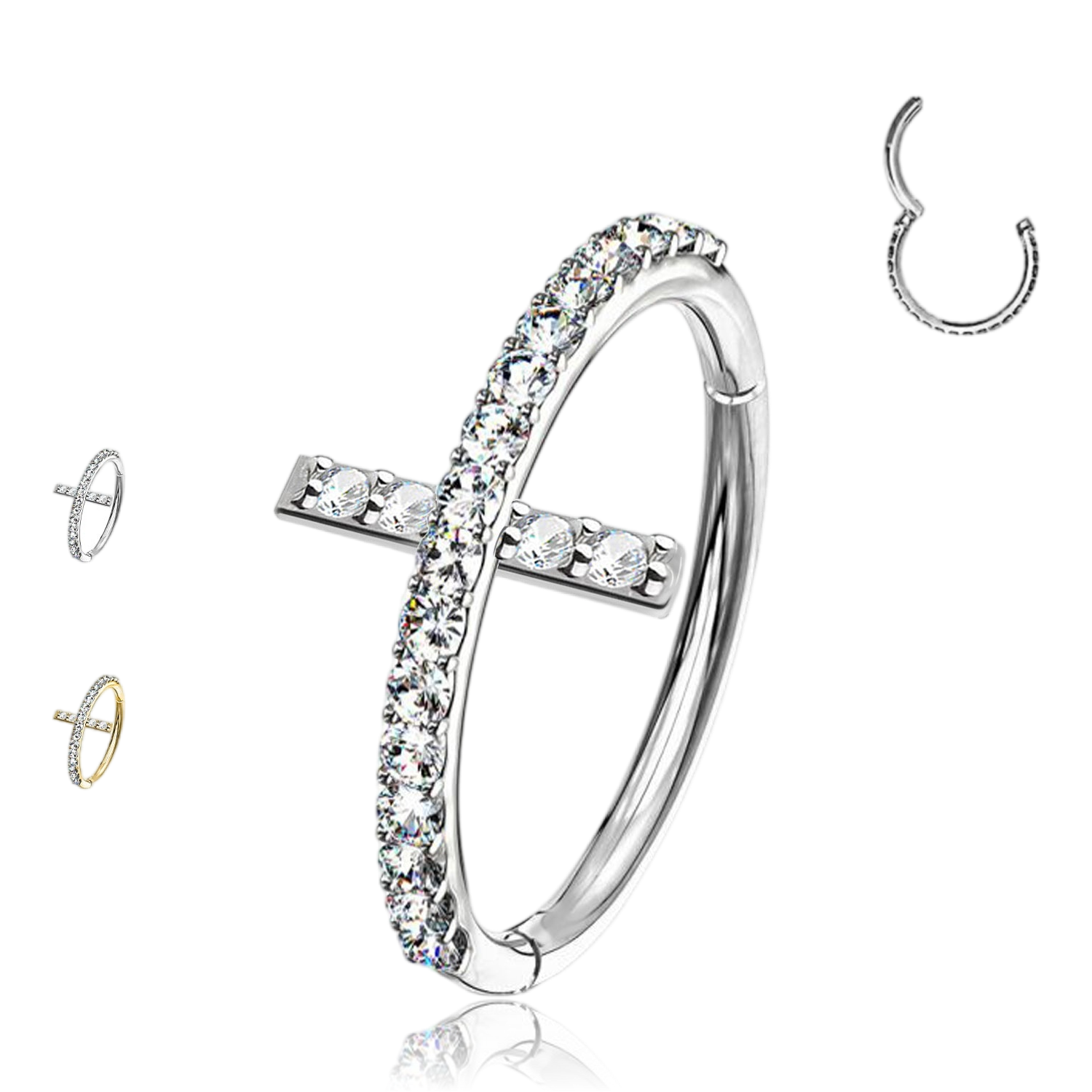 Cerchio con cristalli cross