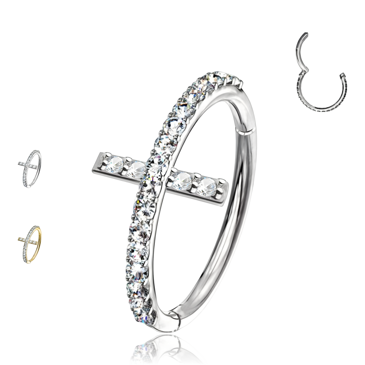 Cerchio con cristalli cross