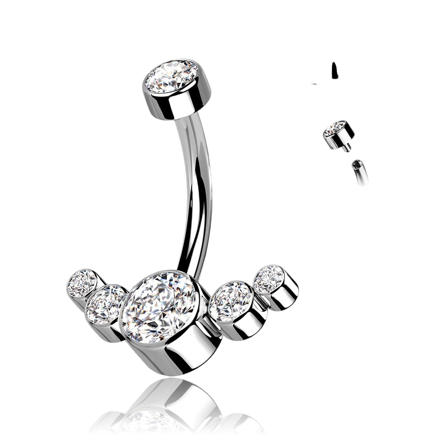 Piercing per Ombelico in Titanio