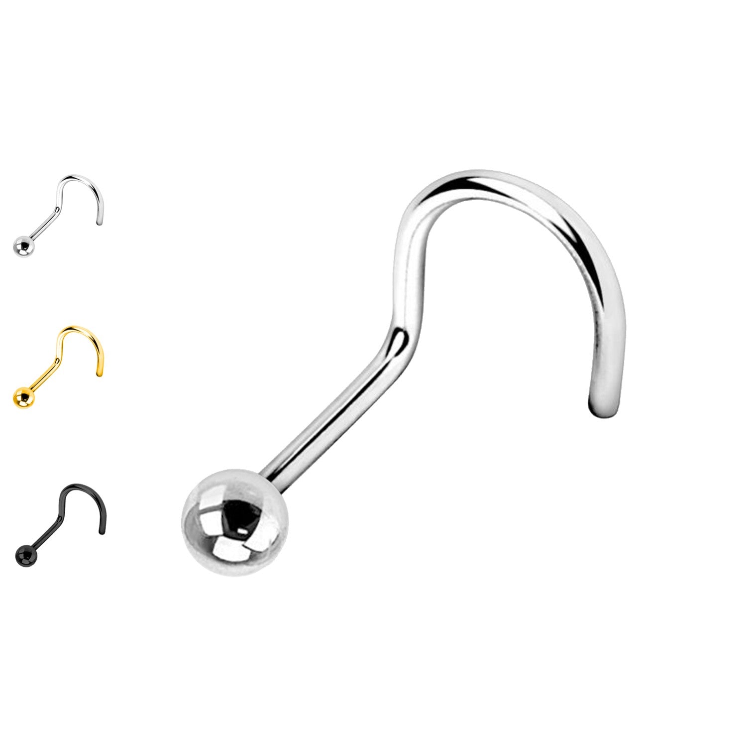 Piercing Cerchio Cristallo Ghiaccio a Ventaglio