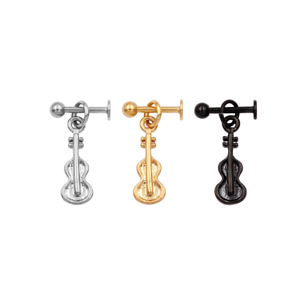 Labret Cartilagine con Cristalli a Foglia