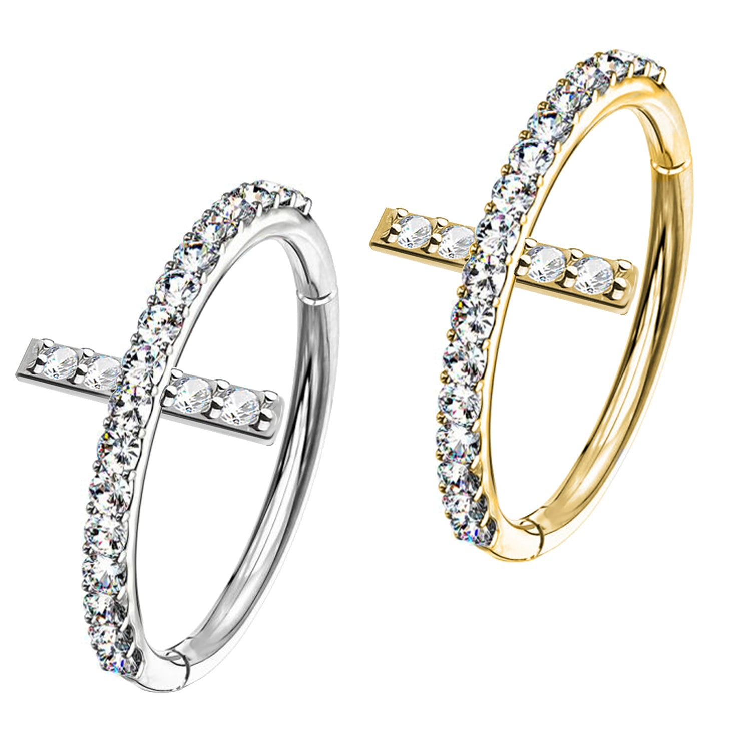 Cerchio con cristalli cross