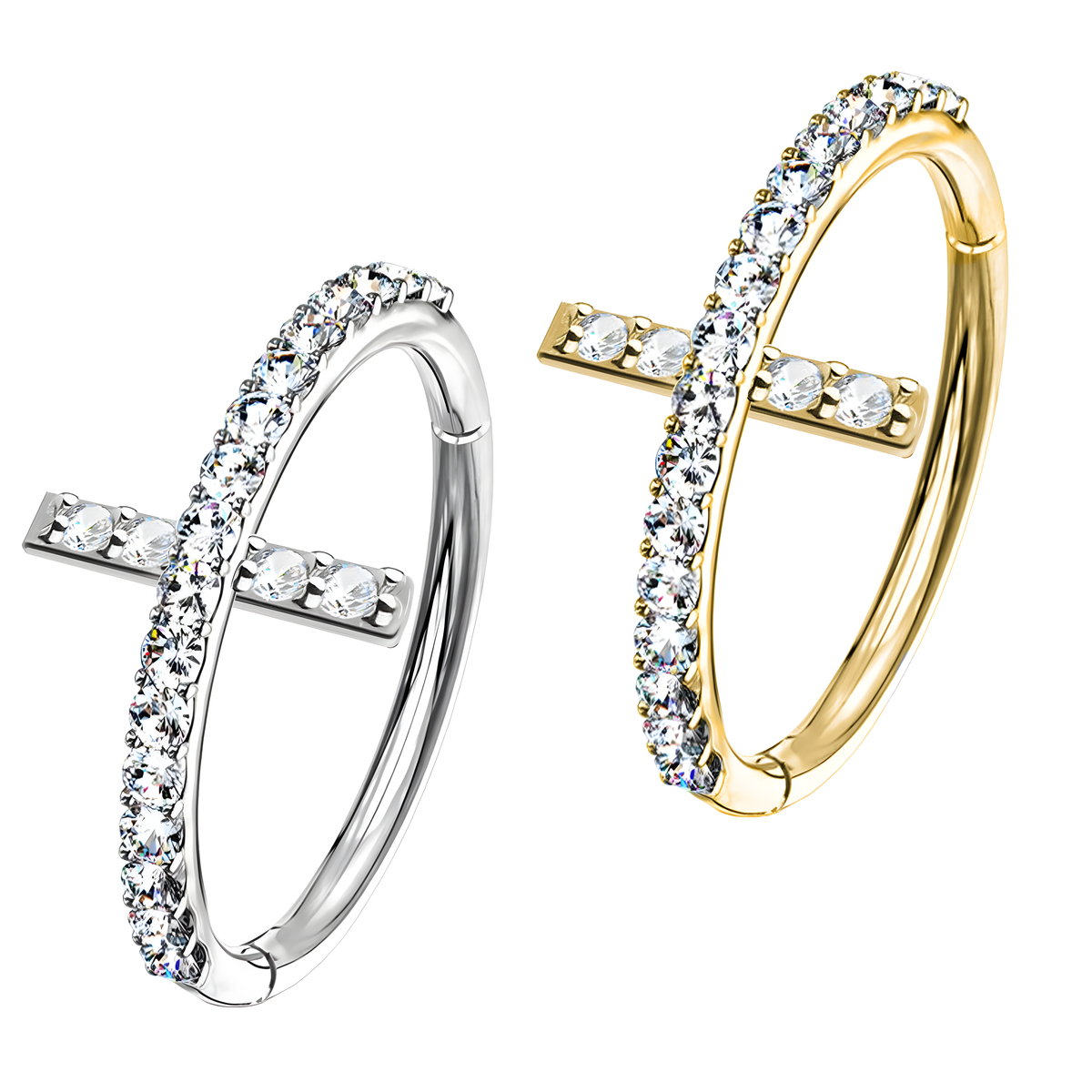 Cerchio con cristalli cross